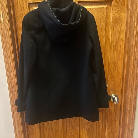 Black Toggle Coat - Picture 3 of 3